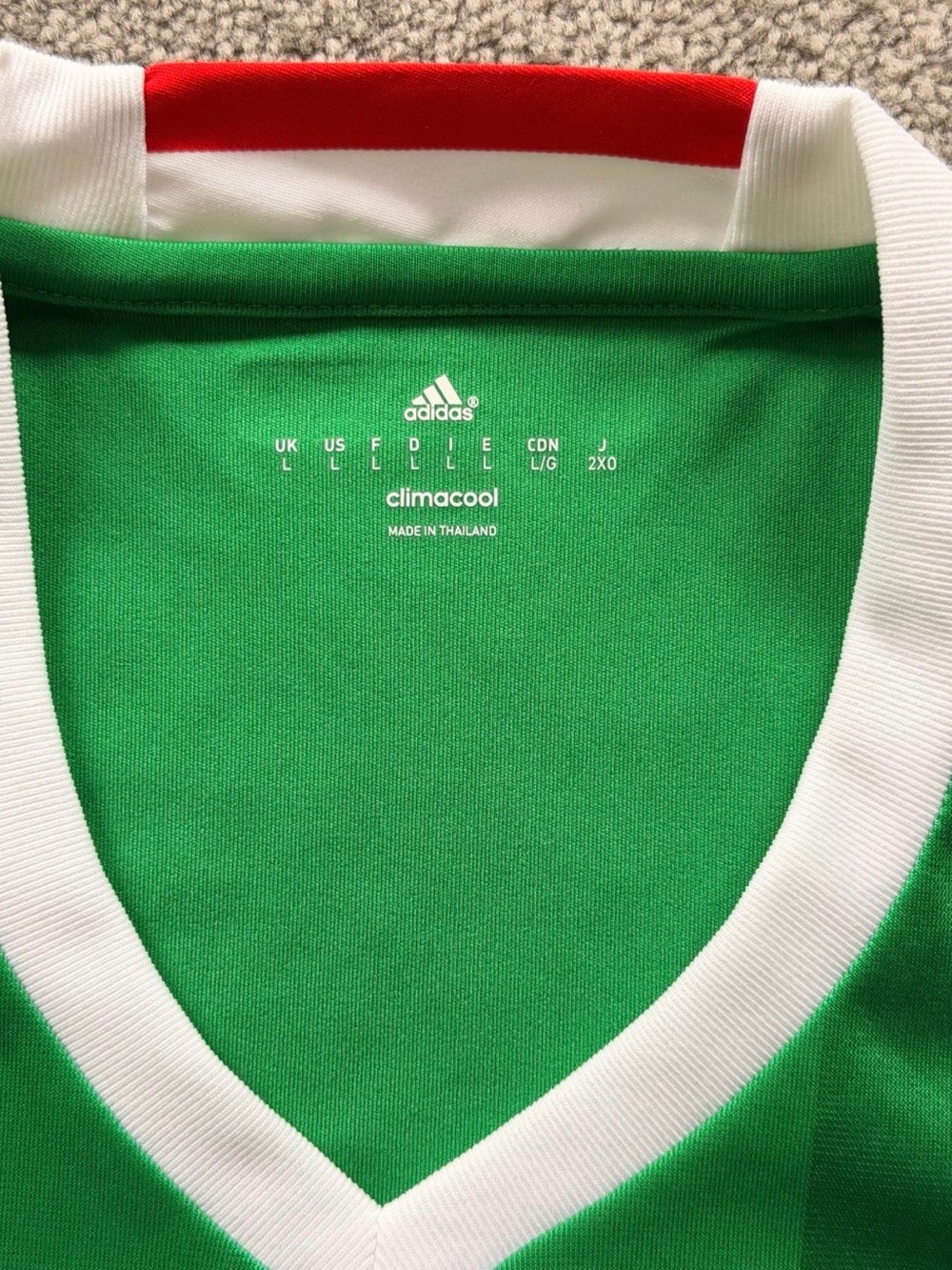 2016 Adidas Mexico National Soccer Team Vintage Jersey - Picture 2 of 7